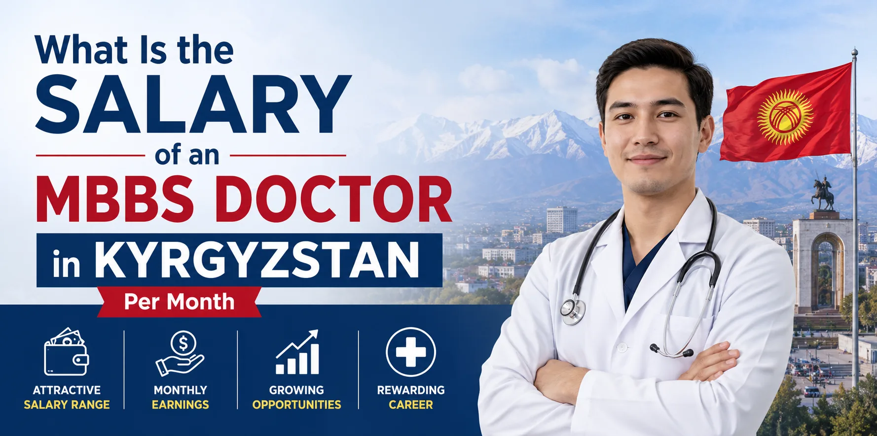 What Is the Salary of an MBBS Doctor in Kyrgyzstan Per Month